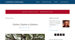 Desktop Screenshot of lizardo-carvajal.com